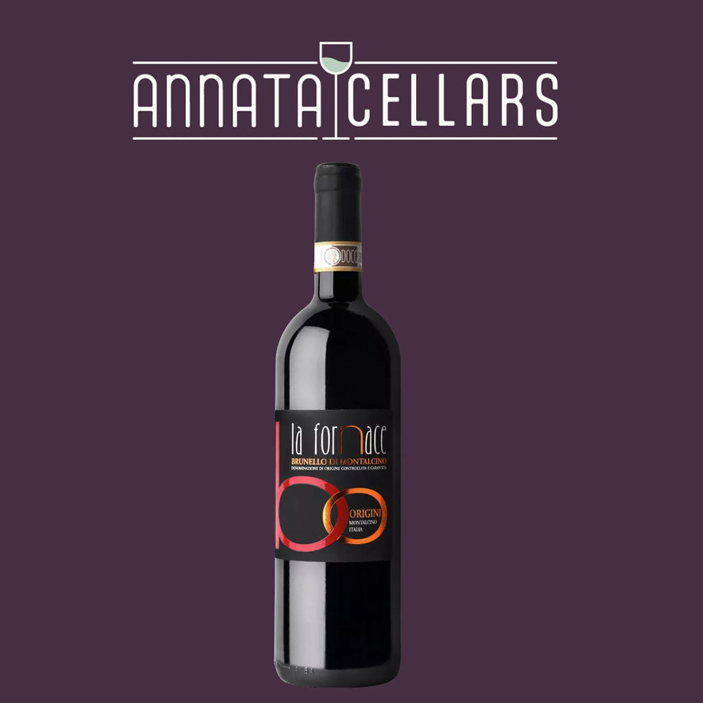 La Fornace Brunello di Montalcino Riserva red wine bottle with front label