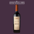 Garzon Balasto wine bottle with cream label and orange foil
