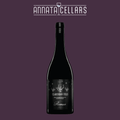 Dark wine bottle with black label reading Clarendon Hills Romas