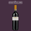 Barolo wine bottle with yellow capsule and dark label, 'Gramolere' 2020