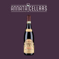 2021 Amarone wine bottle with dark glass and cream label