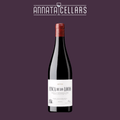 Rioja Tempranillo wine bottle with red capsule and Finca de los Locos label