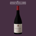 Rivetto Barbera d'Alba Zio Nando wine bottle with red cap and dark red label